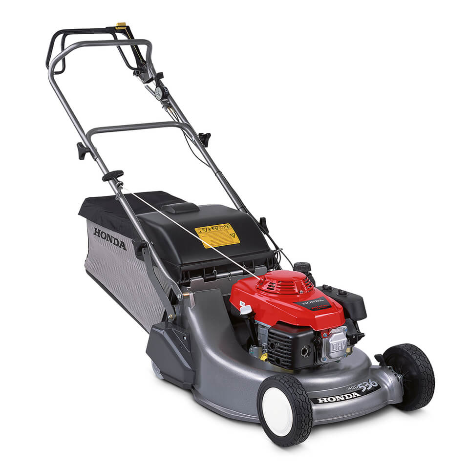 petrol lawnmower with roller